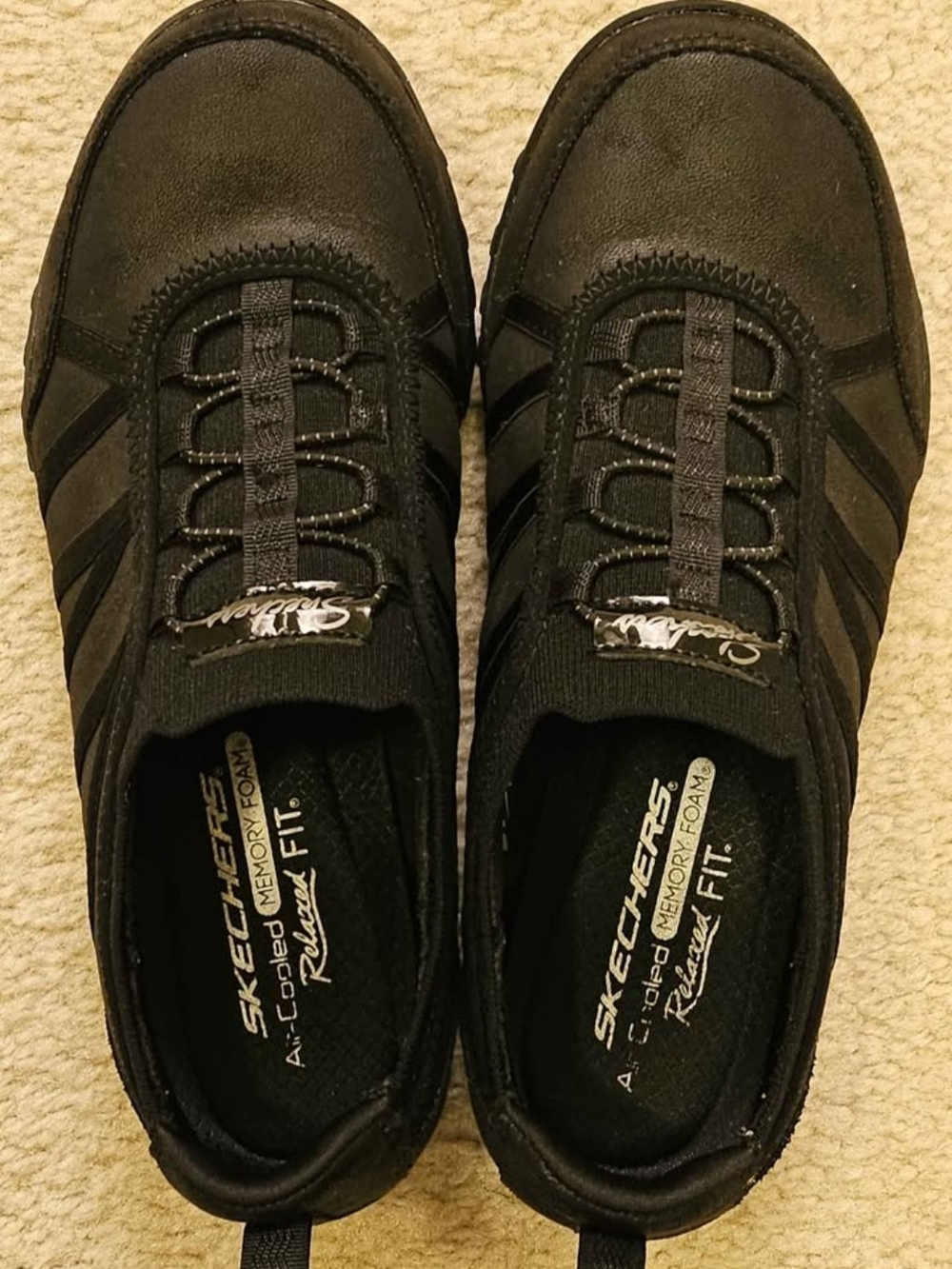 Women's Black Sketchers 7.5